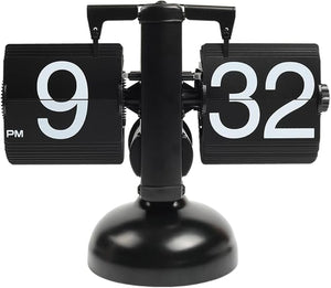 Retro Flip Desk Clock with Mechanical Time Display
