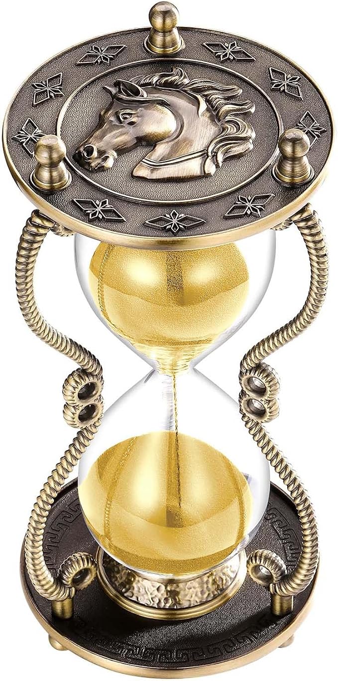 Horse Design Rotating Sand Timer for Home and Office